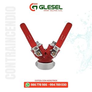 VÁLVULA ESFÉRICA DUAL CROMADA MOD. A99